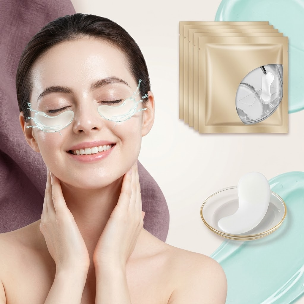 Parches de Hidrogel para Ojos · Ojeras, Bolsas y Líneas Finas
