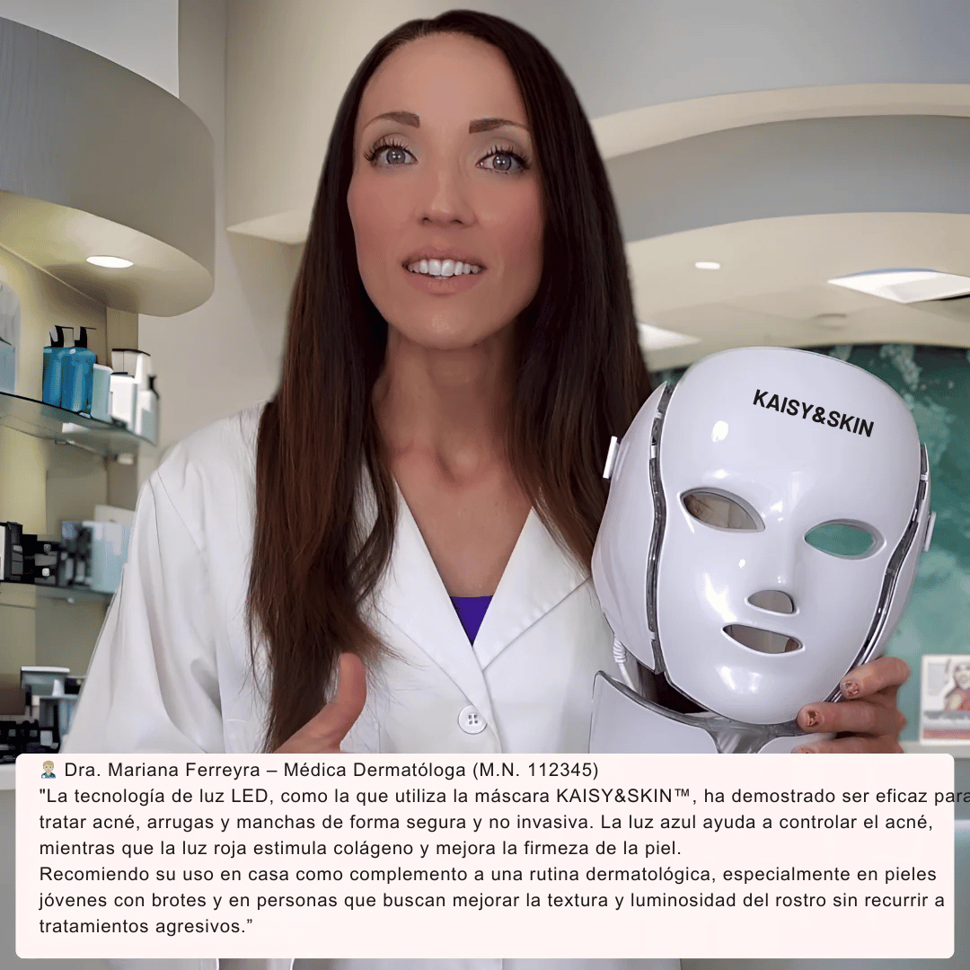 KAISYSKIN™ - Máscara Facial Con Terapia LED Avanzada