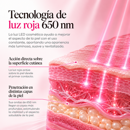 Máscara de Luz Roja Kaisy