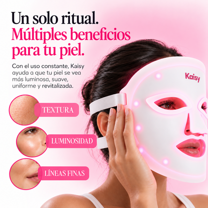 Máscara de Luz Roja Kaisy